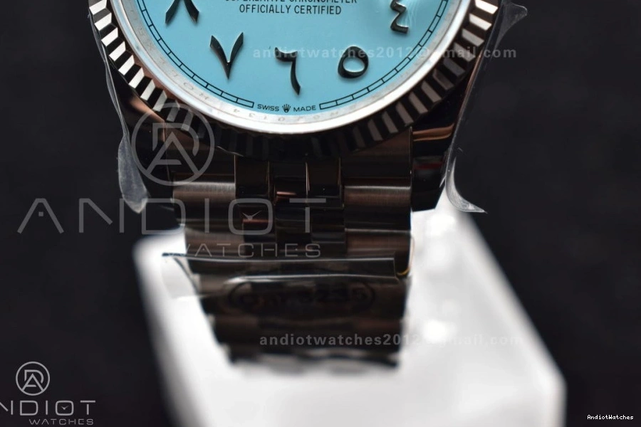 566 1:1 Arabic DIWF Best DateJust 126234 Marker on Jubilee Steel Edition 904L Bracelet 36 SA Dial Blue Tiffany Versatile 0903